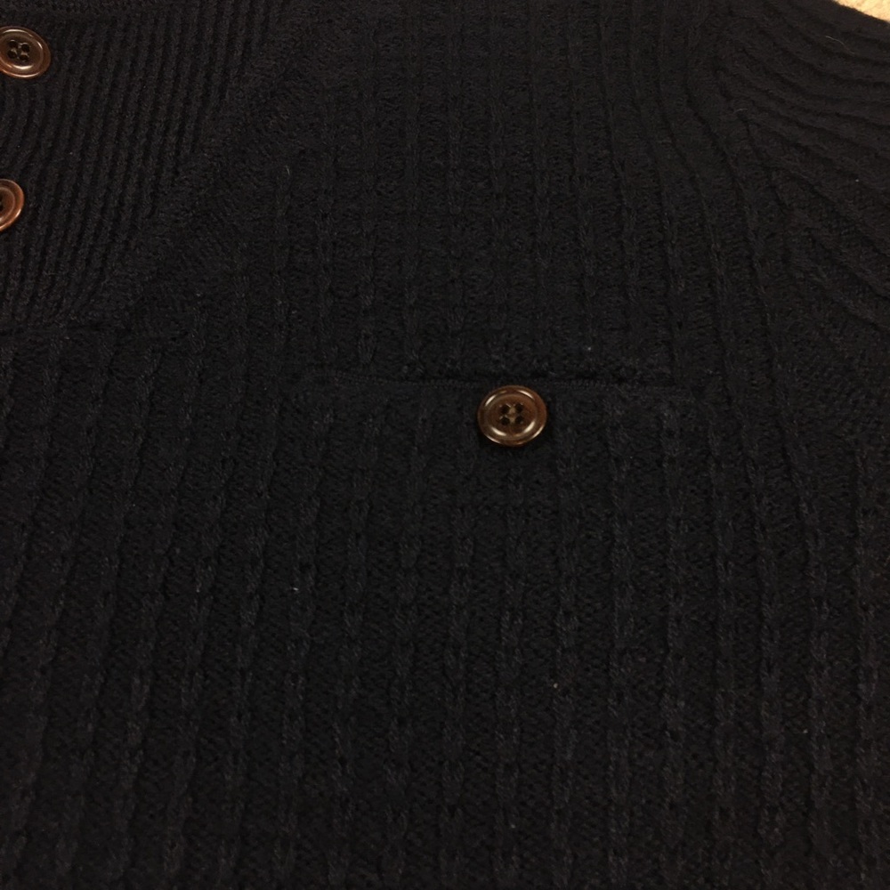❌SOLD❌Wallace and BARNES wool Shaw collar sweater - Picture 4 of 8
